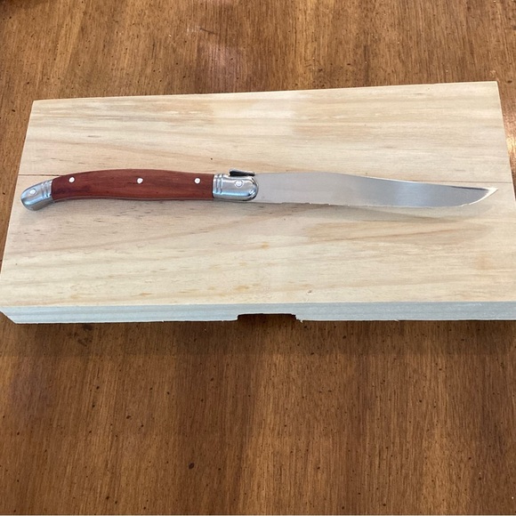 Barenthal L’Art Et Le Table Stainless Steel/Wood Handle Steak Knife Set of 6 - Picture 3 of 6